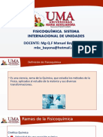 Fisicoquimica I - Sistema de Unidades