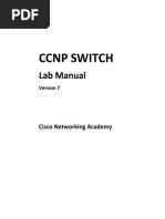 CCNP Switch: Lab Manual