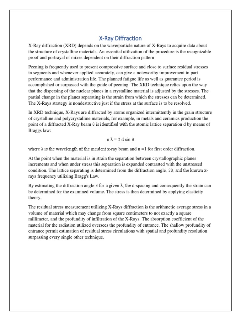 X Ray | PDF