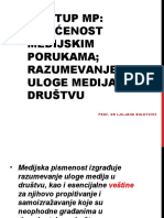 3 Cas - Pristup MP - Razumevanje Uloge Medija U Drustvu