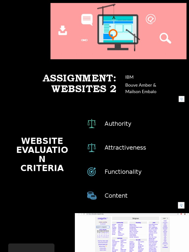 Website Evaluation Criteria Guide | PDF | Media Manipulation | Business