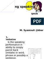 Assessing Speaking: M. Syamsuli @kbar