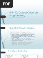 Overloading and Overriding Method