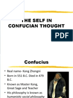 The Self in Confucian Thought