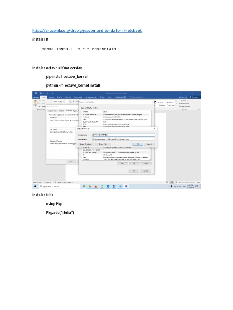 Installing R and Essentials with Conda | PDF | Business