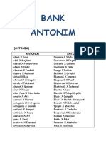 Bank Antonim