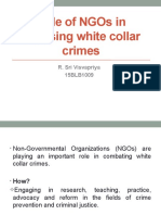 Role of NGOs in exposing White Collar Crimes