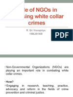 Role of NGOs in Exposing White Collar Crimes