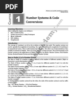 Number Systems & Code Conversions: Learning Objectives
