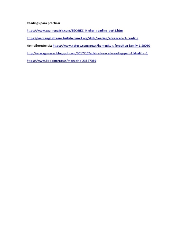 Advanced Reading Practice Resources | PDF | Science & Mathematics