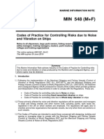 MIN - 548 - Codes of Practice Noise + Vibration