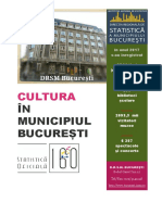Cultura În Municipiul București - 2018