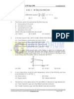 GATE (Electronics and Communication Engineering) Exam Sample Paper 2