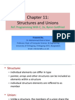 Structures and Unions: Ref: Programming With C, 2e, Byron Gottfried