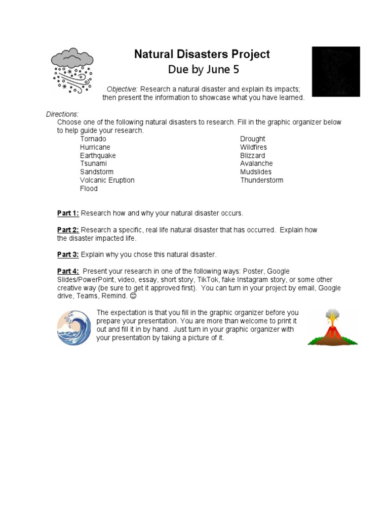 Natural Disaster Project Scaffold Download Free Pdf Natural