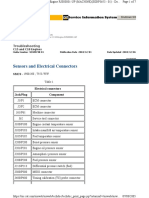 Sensors and Electrical Connectors: Troubleshooting