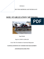 Soil Stablization Methods: PGCM 44 Special Construction Methods and Technology
