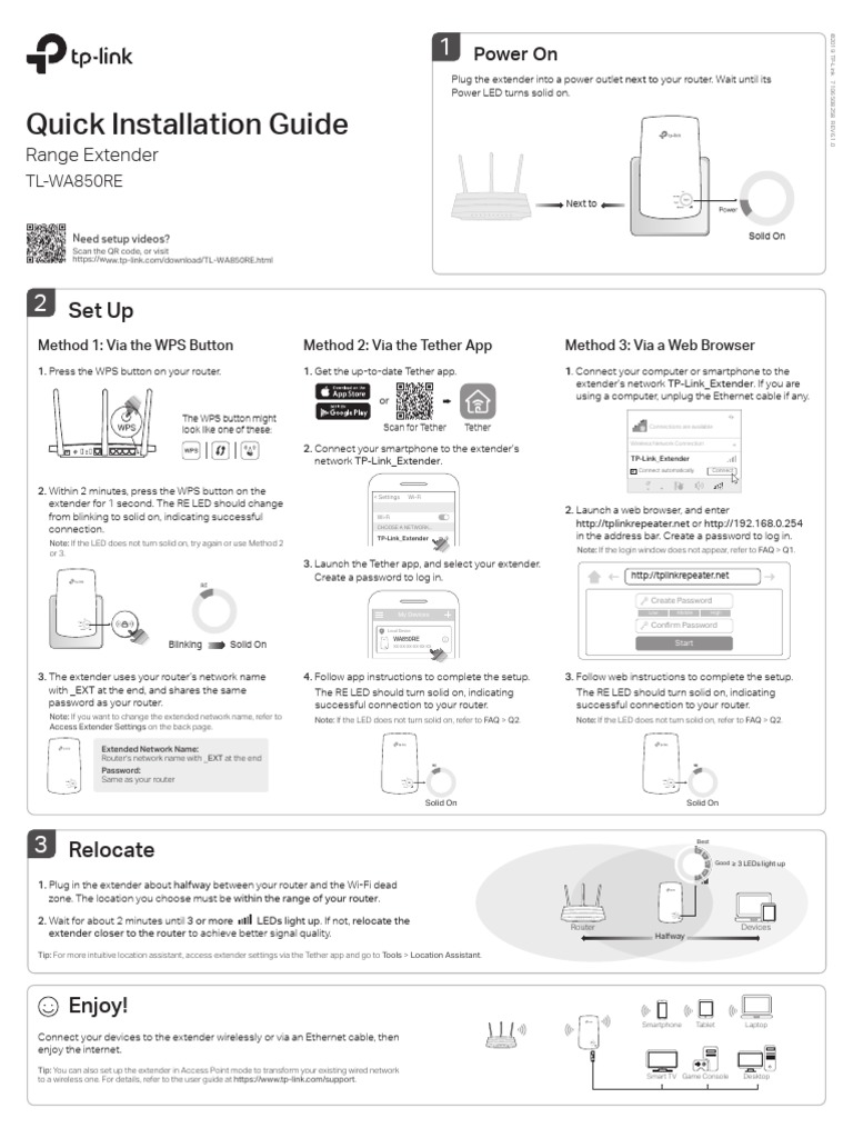 Quick Installation Guide: Set Up | PDF | Wi Fi | Computer Network
