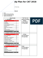 CAT Study Plan for CAT 2018.docx