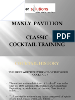 Manly Cocktail Training