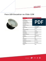 Foco LED Encastrar no Chão 12W