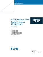 Fuller Heavy Duty Transmissions TRDR0500: Driver Instructions