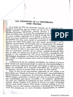 Una concepción de la psicoterapia como proceso