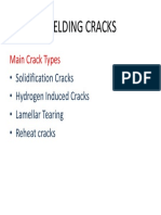 Welding Cracks: Main Crack Types