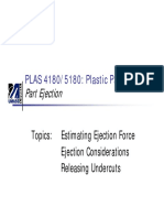 Part Ejection: PLAS 4180/5180: Plastic Part Design