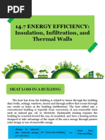 14.7 Energy Efficiency: Insulation, Infiltration, and Thermal Walls