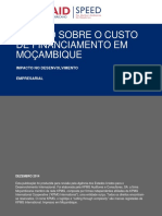 2014 SPEED Report 030 Custo Do Financiamento em Mocambique PT