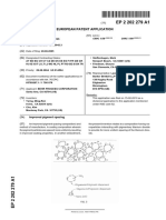 European Patent Application: Improved Pigment Spacing