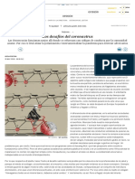 Los Desafíos Del Coronavirus - Opinión - EL PAÍS