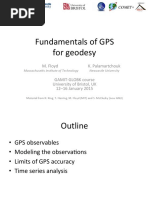 Fundamentals of GPS For Geodesy