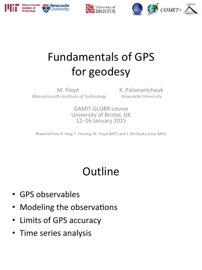 Fundamentals of GPS For Geodesy PDF Global Positioning System