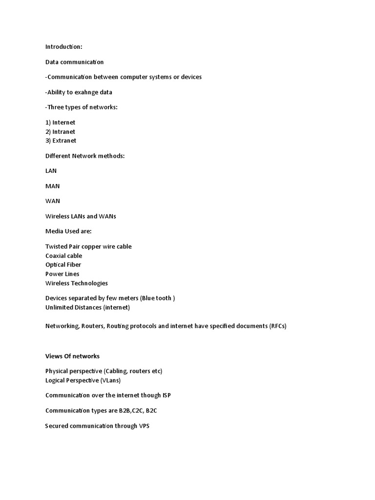 Understanding Data Communication Networks | PDF | Science & Mathematics ...