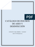 Catalogo de Insumos de Aseo Ydesinfección PDF