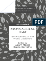 (Literatures of The Americas) Adam Morris, Bruno Carvalho - Essays On Hilda Hilst-Springer International Publishing - Palgrave Macmillan (2018)