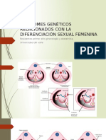 Síndromes Genéticos Relacionados Con La Diferenciación Sexual Femenina
