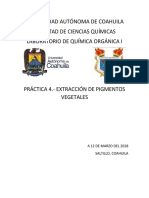 4° Practica Del Laboratorio de Química Orgánica