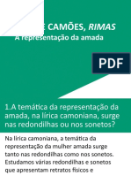 Luís de Camões, Rimas: A Representação Da Amada