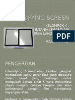 Intensifying Screen