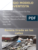 Basura calles contamina medio ambiente