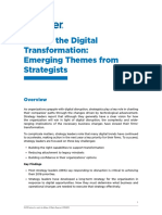 Driving The Digital Transformation - Emerging Themes From Strategists