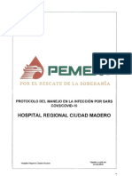 PROTOCOLO DEL MANEJO EN LA INFECCION POR SARS COV-COVID-19