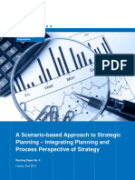 A Scenario-Based Approach To Strategic Planning - Integrating Planning and Process Perspective of Strategy