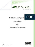 Absolyte Vrla Installation and Operations Guide