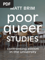 Matt Brim - Poor Queer Studies - Confronting Elitism in The ...