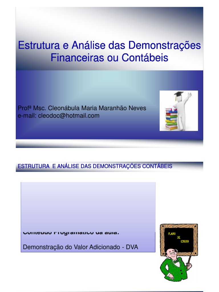 AULA-DVA-demonstração Do Valor Adicionado | PDF | Relatório anual ...