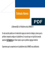 Mensaje Aula UNIMEX Descarga de Material PDF